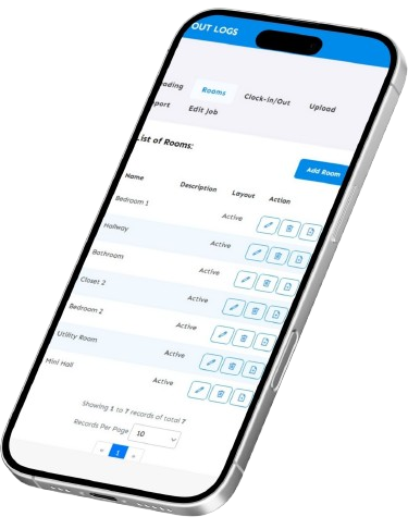 Home Page Mobile Mockup - Dry Out Logs